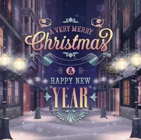 Kerstkaart met foute tekst